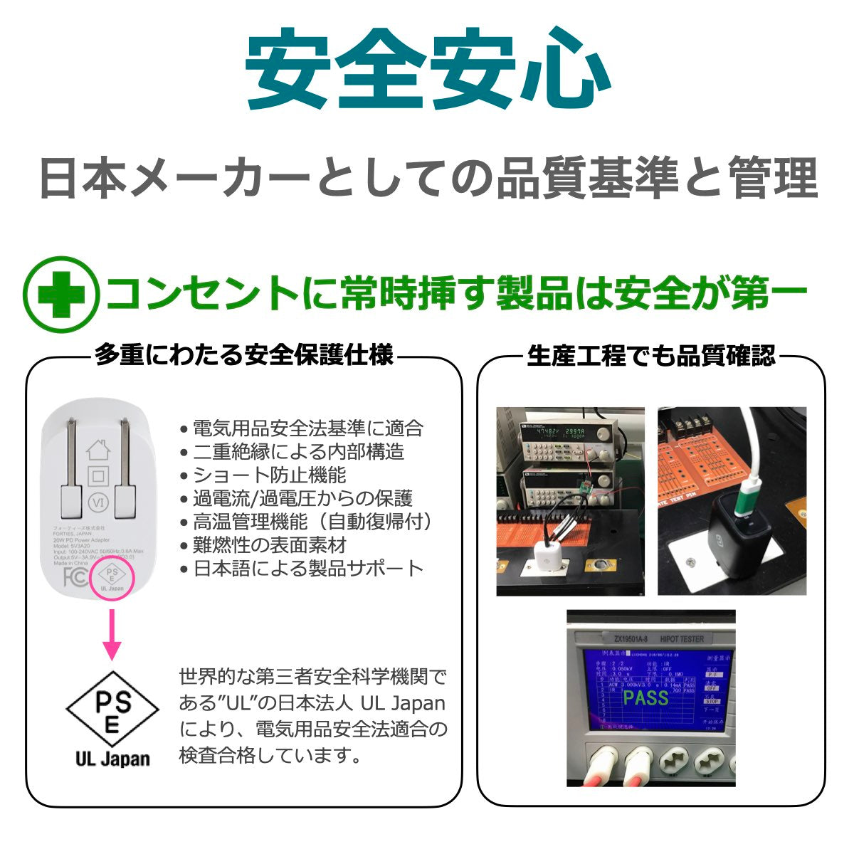 20W USB-PD TypeC ACアダプタ 5V3A