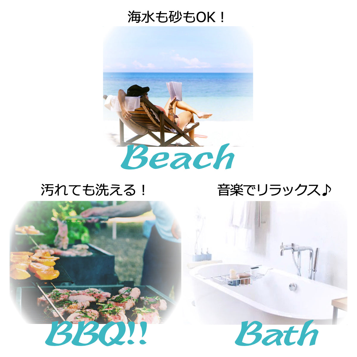 【2台セット】防水 堅牢 Bluetoothスピーカー HW2