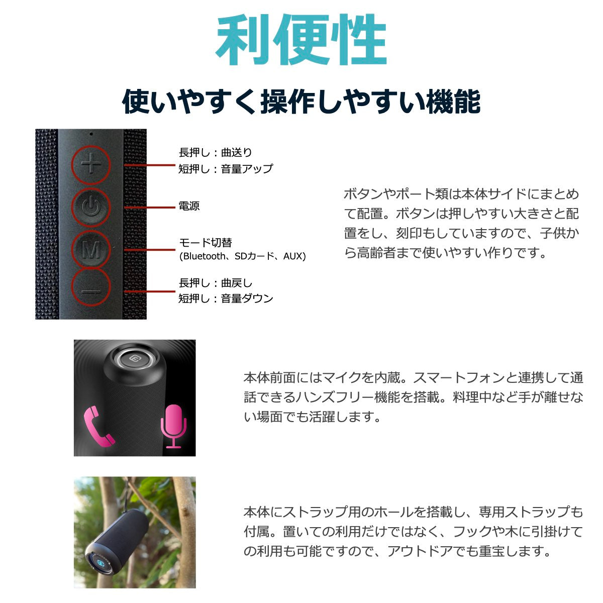 【公式・まとめ売り】40s 高音質 Bluetoothスピーカー CW1L 12個 箱売 バルク販売 大音量 重低音 防水 ワイヤレススピーカー ゲーミング SDカード LED ハンズフリー 法人 お得