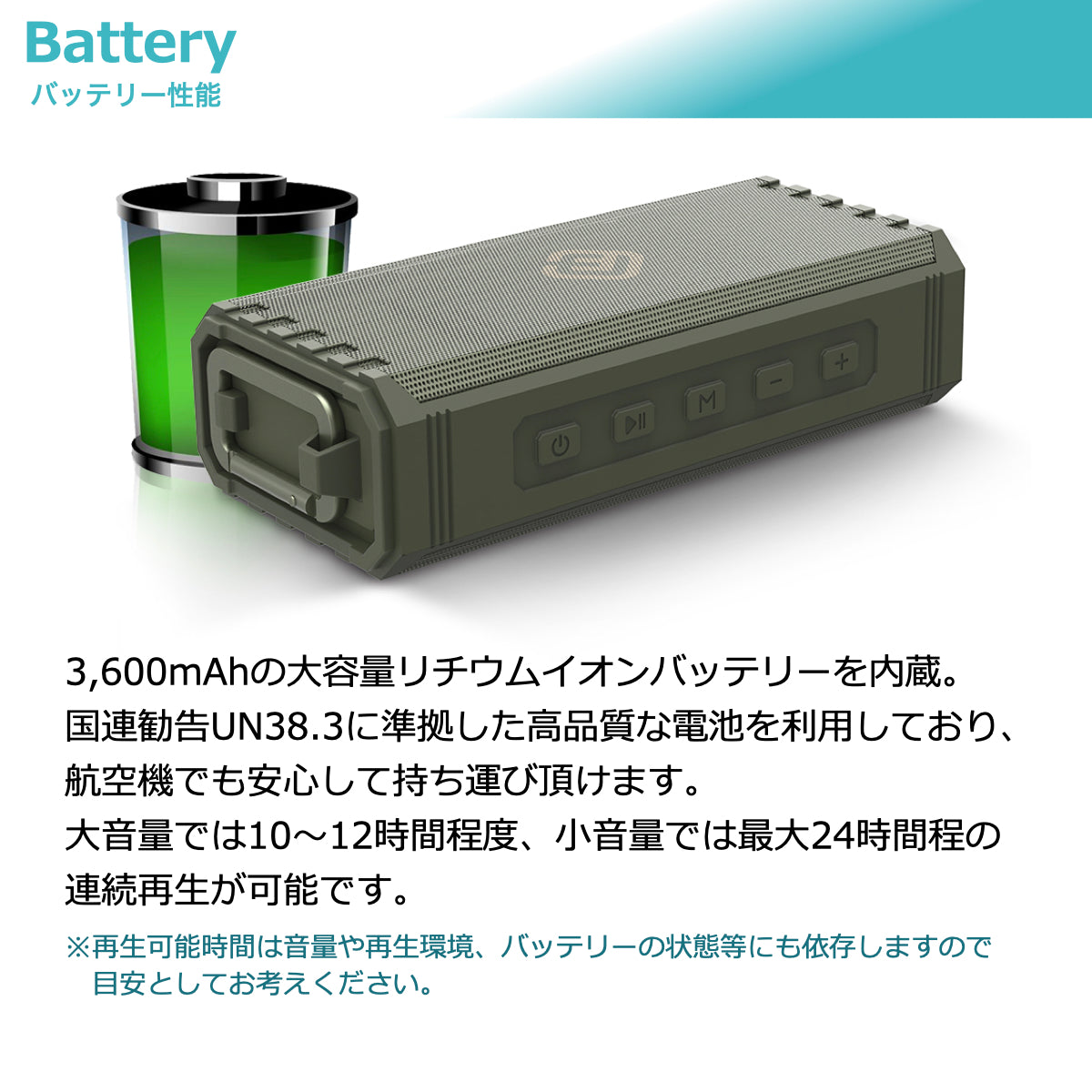【本体+純正ケースセット】 Bluetoothスピーカー HW2 純正 CORDURAケース セット