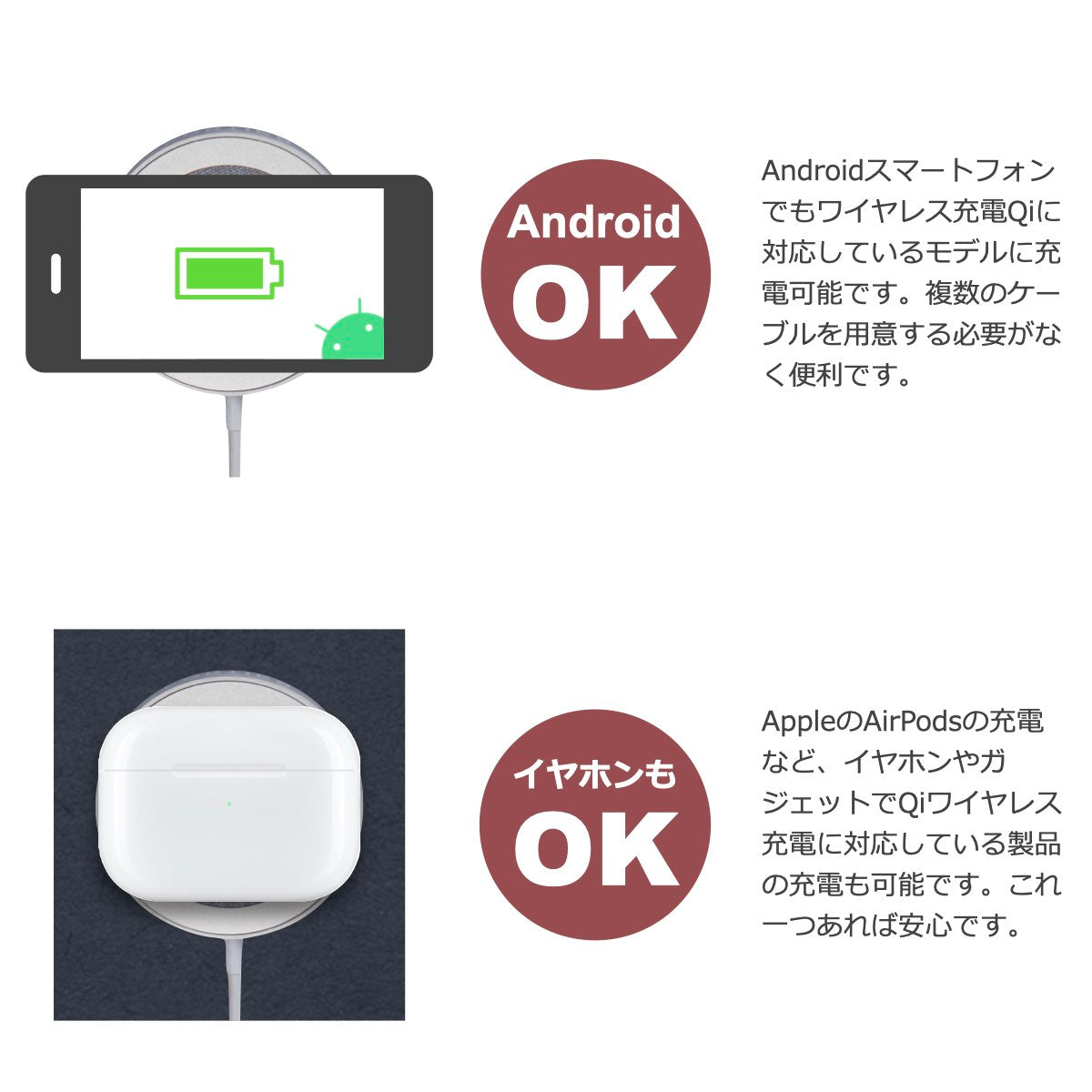 【公式・2個セット】MagSafe対応 ワイヤレス充電器 MS1