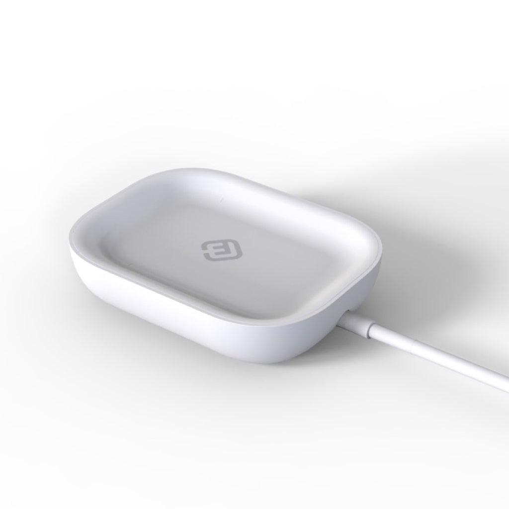 【公式・2色SET】Airpods ワイヤレス充電器 Airpod Pro Wireless charging case 5W エアポッズ プロ 白 黒 セット 40s ECC1