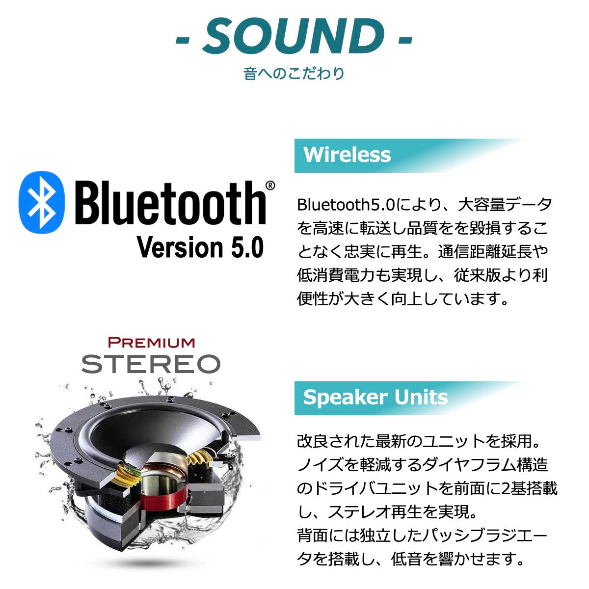 2台セット】Bluetoothスピーカー 防水 アウトドア 高音質 大音量 