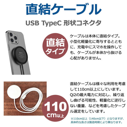 【公式・2個セット】Qi2 MagSafe対応 ワイヤレス充電器 MS2
