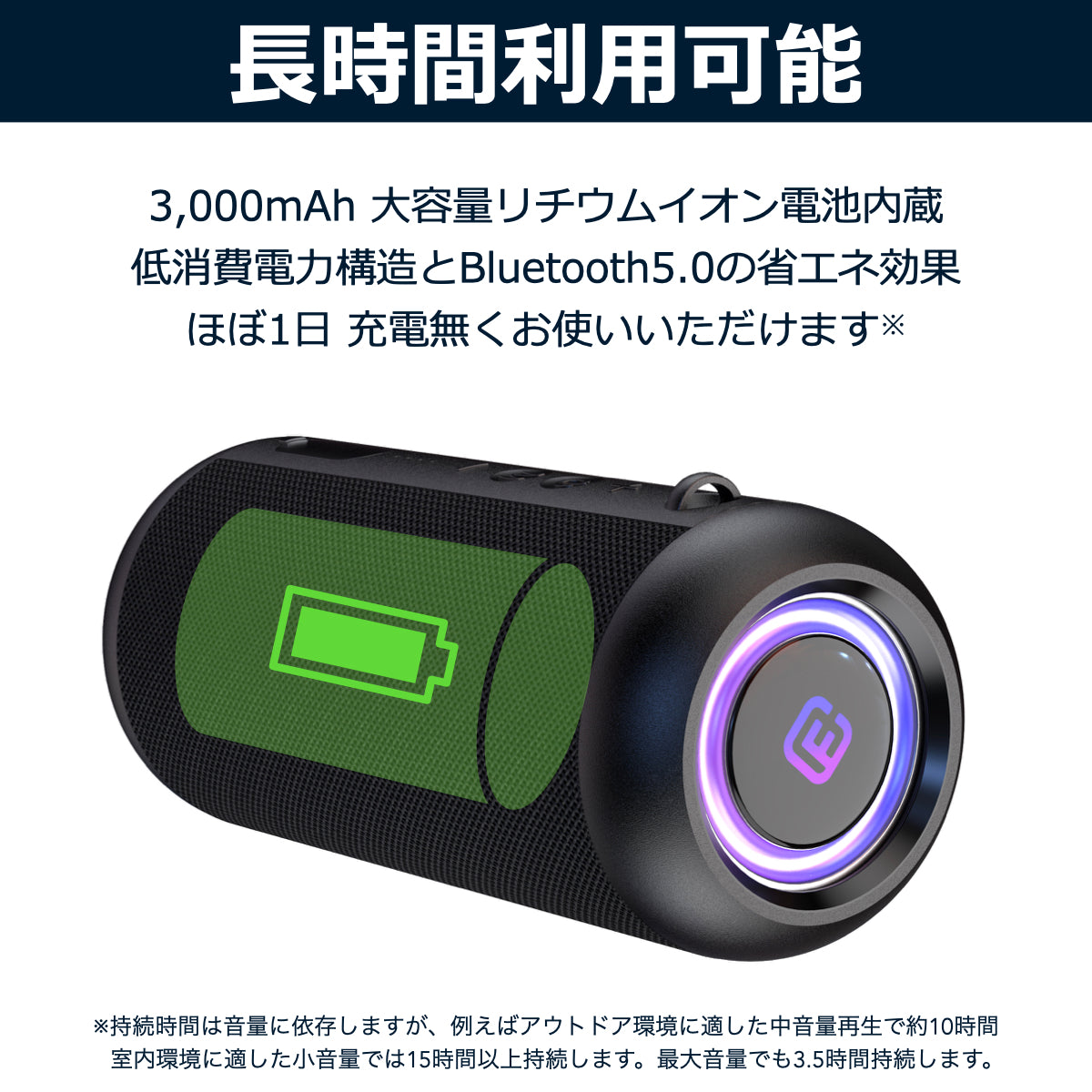 40s Bluetooth スピーカー 防水 小型 風呂 LED ライト付き 光る おしゃれ 重低音 防塵 大音量 ワイヤレス ゲーミング 通販 