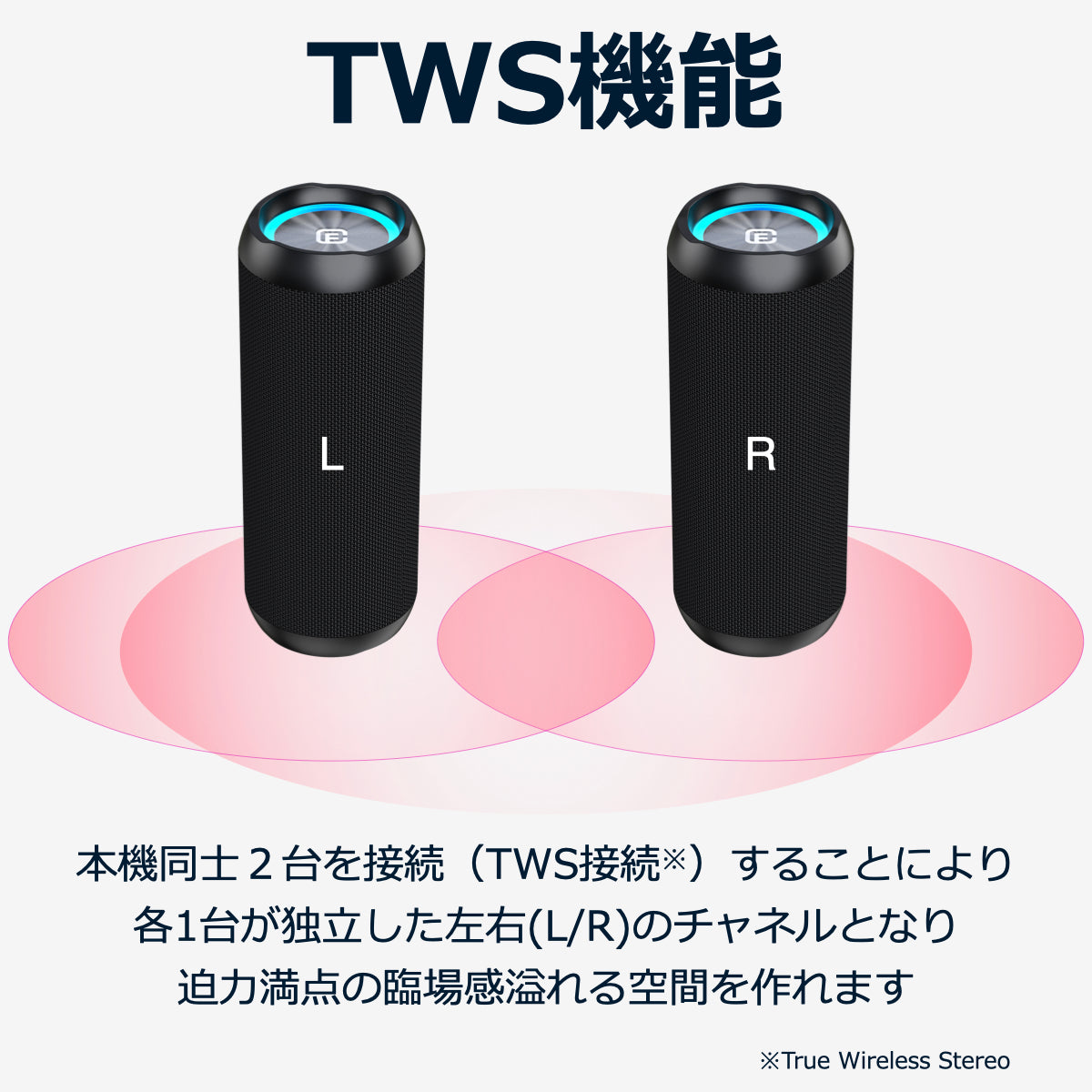 【色:ブラック_スタイル:単品】40s スピーカー Bluetooth 5.0