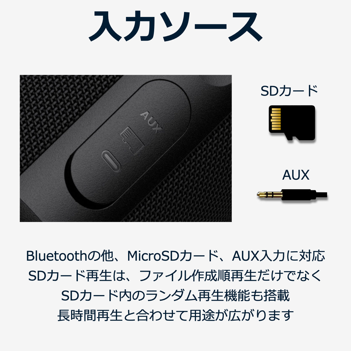 長時間再生 Bluetooth5.3 スピーカー CW1M